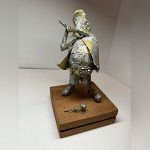 Silver and Gold Home Art Sculpture